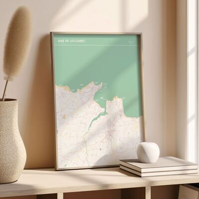 Locquirec Bay Poster - SimpleMap