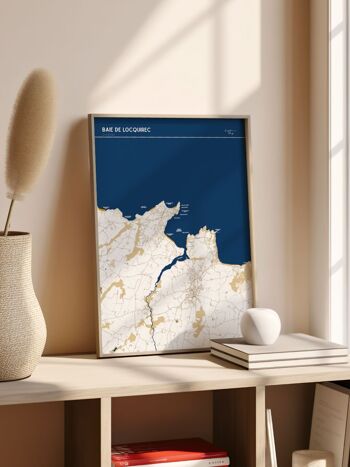 Affiche Baie de Locquirec- SimpleMap 2