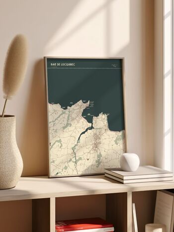 Affiche Baie de Locquirec- SimpleMap 4