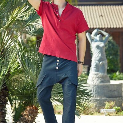 Pantaloni Boho Hippie da uomo neri