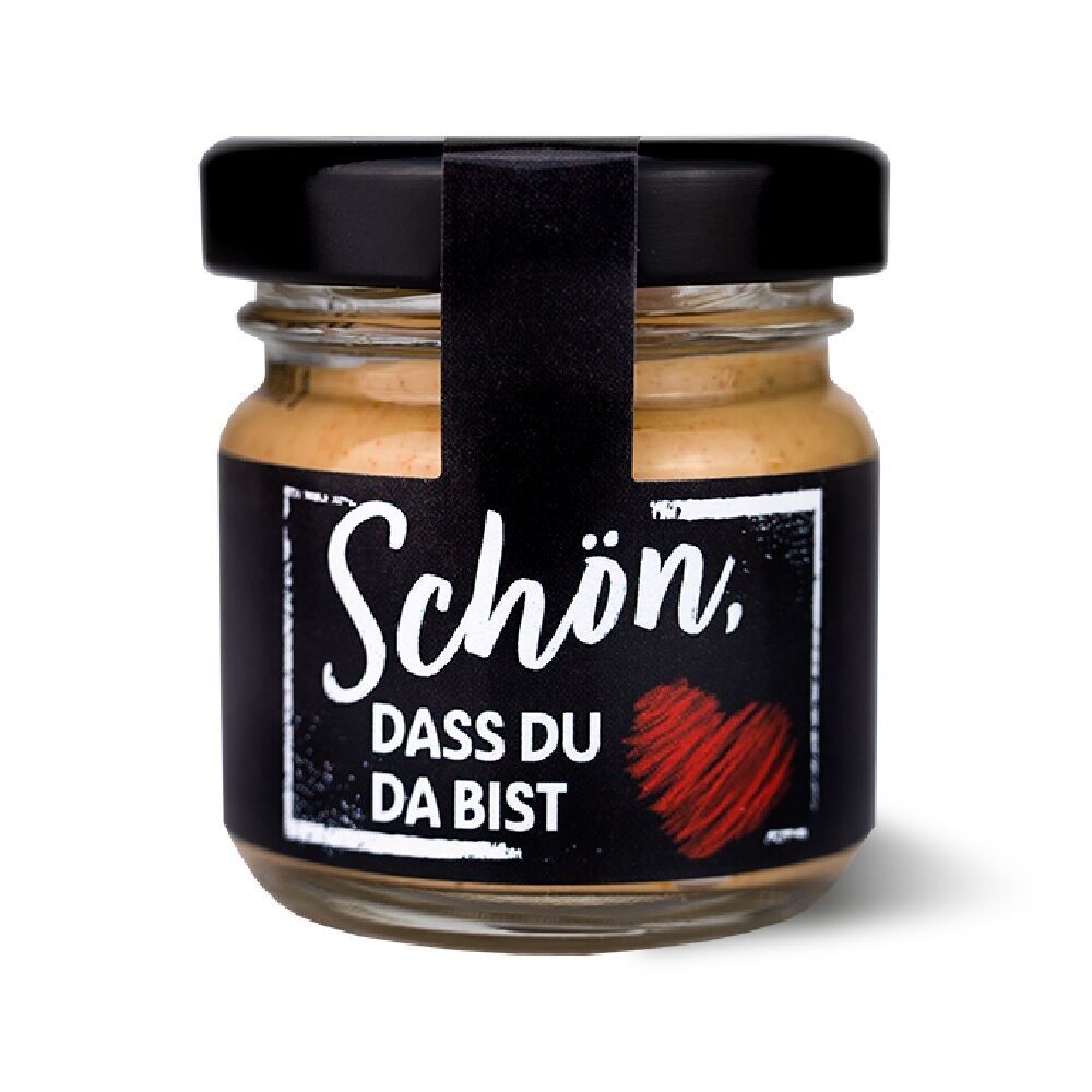 "Nice that you are here" Mustard Mini Glass 30ml