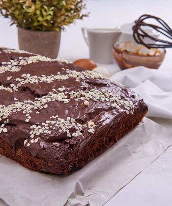 Gâteau au chocolat artisanal à l'huile d'olive extra vierge 1