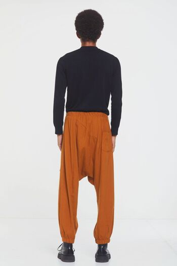 Sarouel d'hiver pour homme avec manchette élastique et poche Orange 3