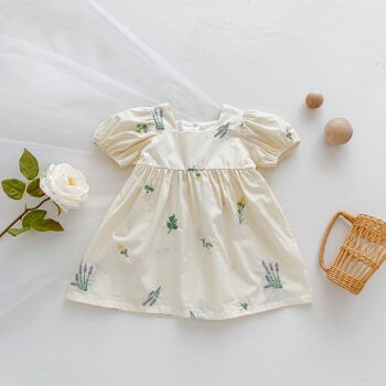 Bloomer / robe bébé FLEURS DE PRINTEMPS 13