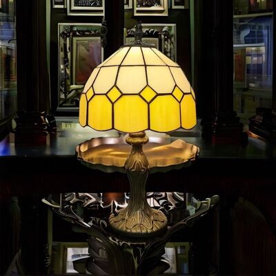 Lampada Tiffany gialla - Jaunitia