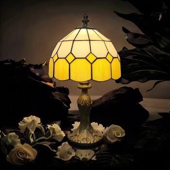 Lampe Tiffany Jaune - Jaunitia 2