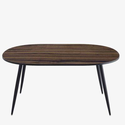Tavolo ovale di design vintage