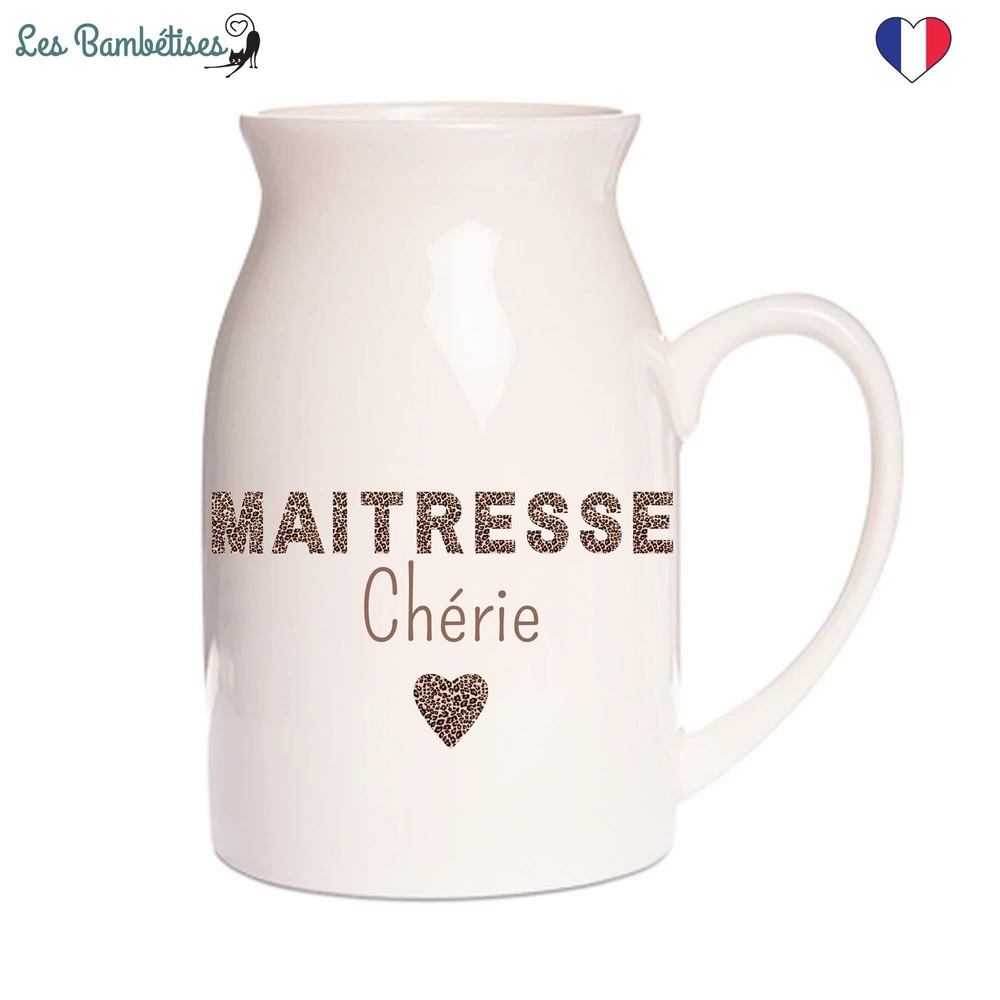 Milchkännchen - Kleine Leopard Mistress Vase 12 cm