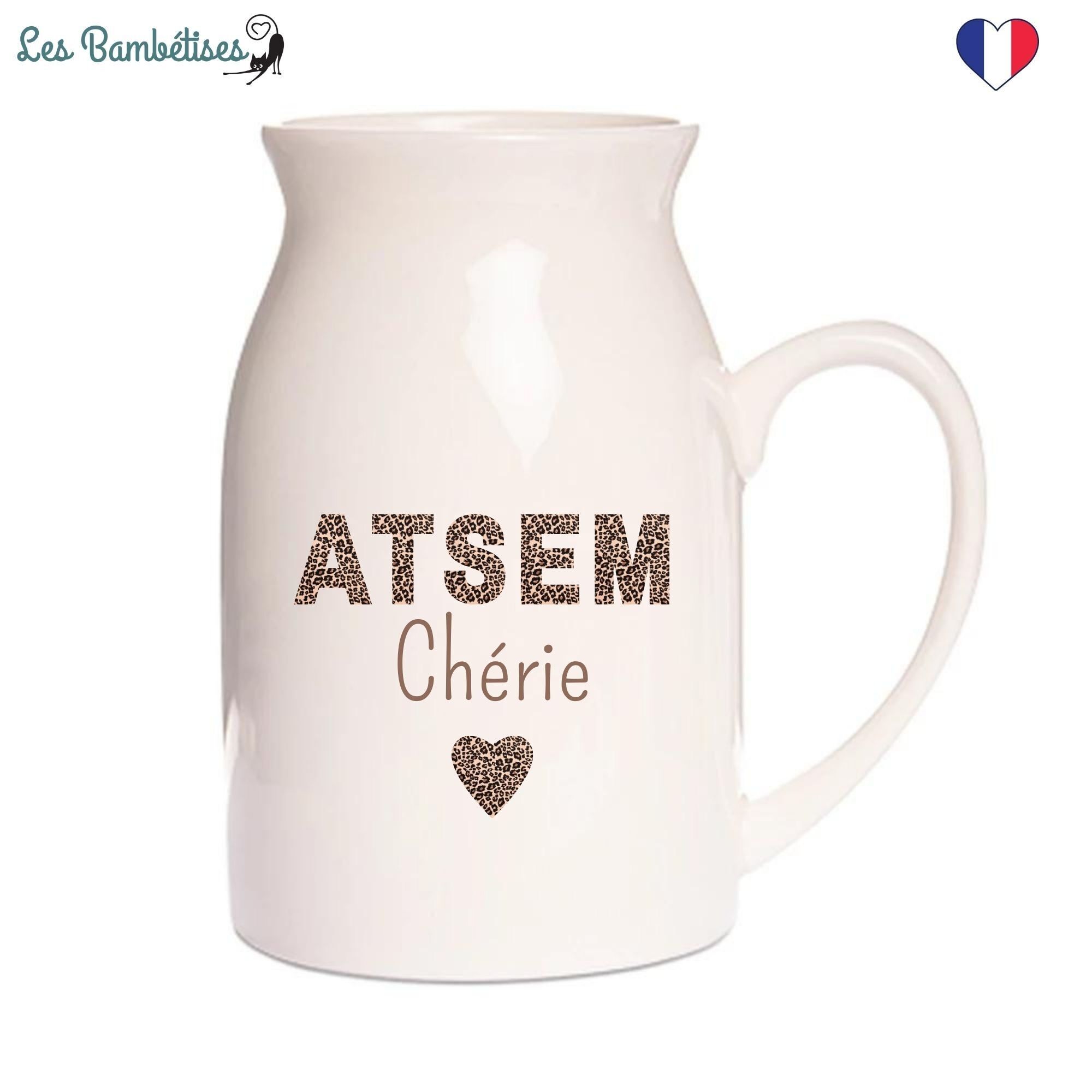 Milchkännchen - Kleine Atsem Leopardenvase 12 cm