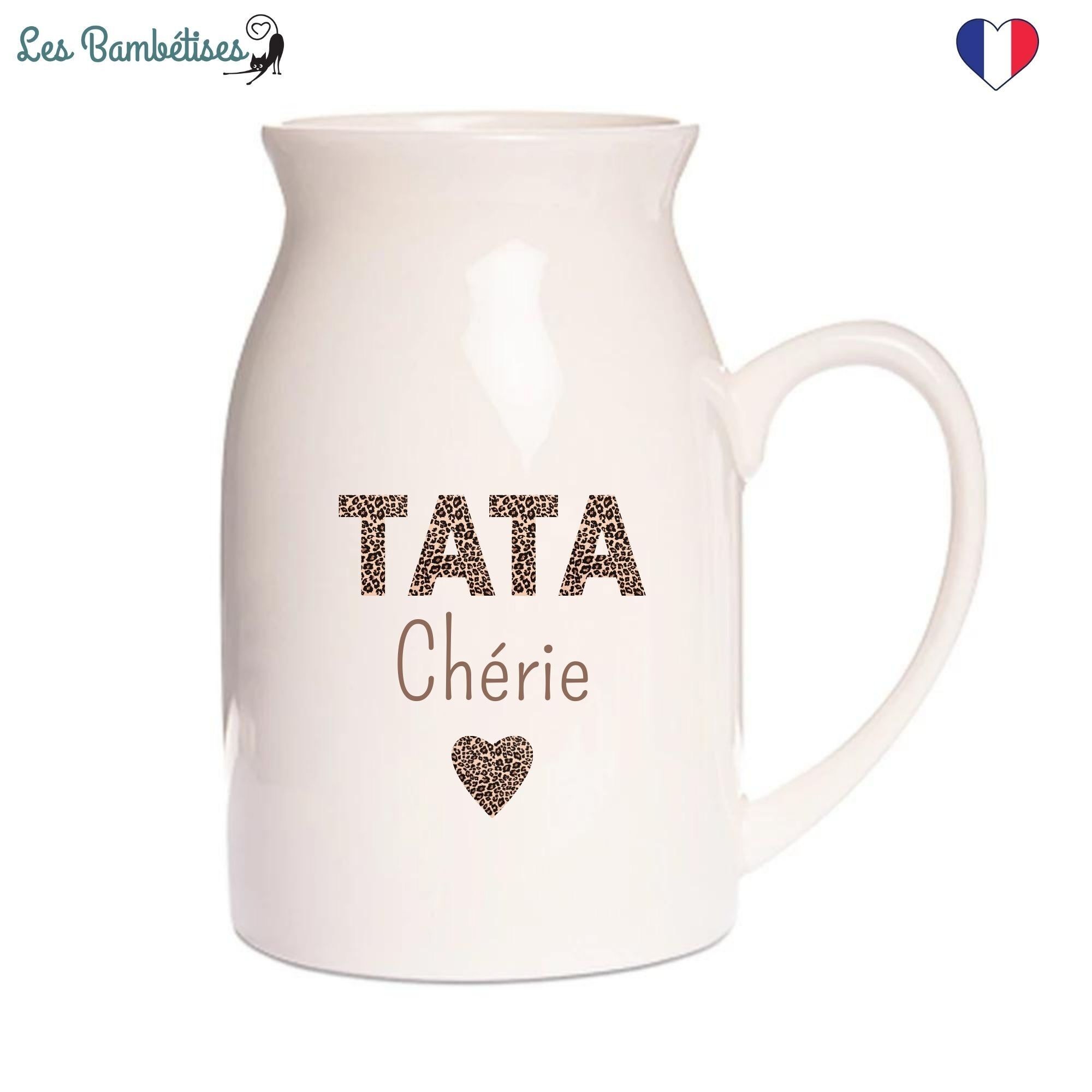 Brocca per il latte - Vaso piccolo Tata Leopard 12 cm