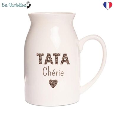 Milk jug - Small Tata Leopard Vase 12 cm