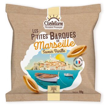 Biscuits de Provence Snacking - PETITES BARQUES MARSEILLAISES VANILLE 1