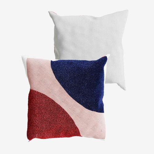 Coussin brodé design moderne coloré Nairobi