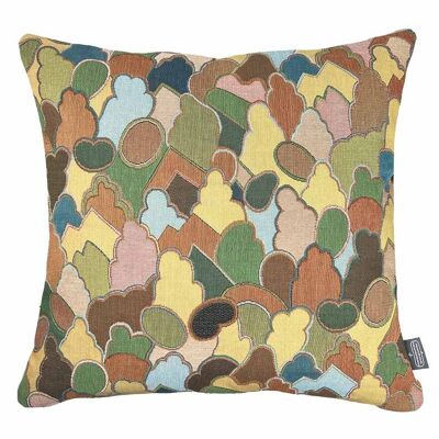 Geometric Chinese Mosaic cushion cover