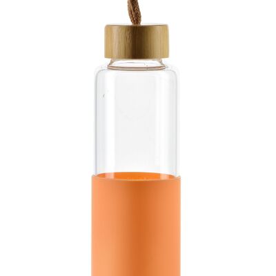 HOLLIE ORANGE Bottiglia 600ml 6.4x4.4xh24cm