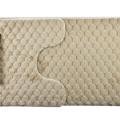 ZAC Juego de 2 alfombras 50x80cm 50X40CM