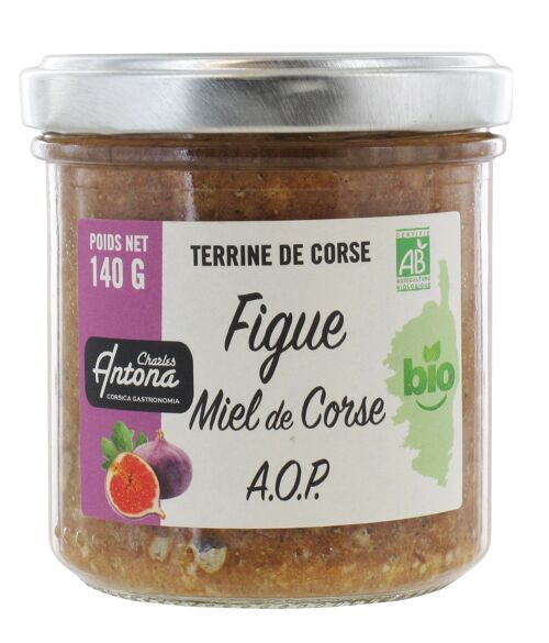 Terrine BIO à la Figue et au Miel de Corse 140