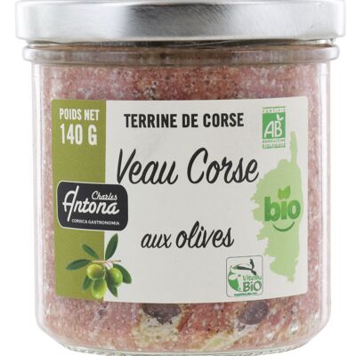 Organic Corsican Veal Terrine with Olives 140g