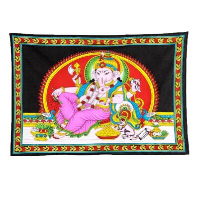 Horizontal Ganesha Tapestry