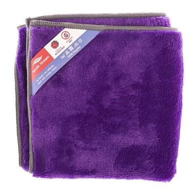 Purple Nordic Stream microfiber cloths for dust 30x30cm