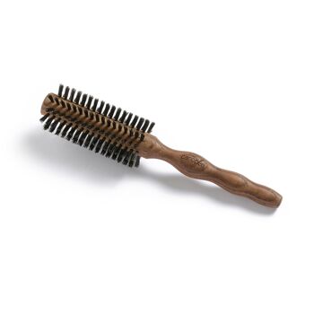 Brosse ronde brushing moyen diamètre, 100% poils de sanglier 1