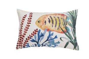 Housse de coussin SEALIFE POISSON ORANGE (2 tailles) 3