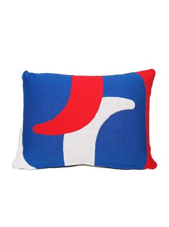 Housse de coussin carrée RF Bleu Blanc Rouge - Élysée X PINTON 5