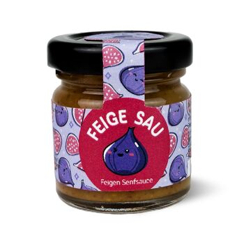 Sauce moutarde aux figues mini pot « Feige Sau » 1