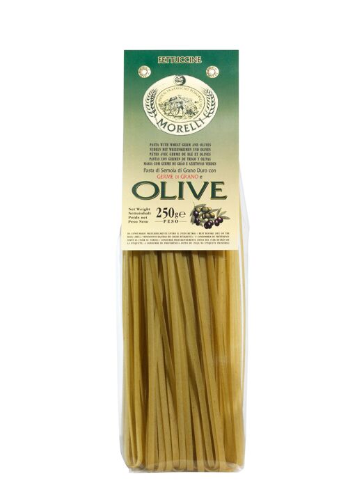 Pasta artigianale Fettuccine alle Olive Verdi 250g