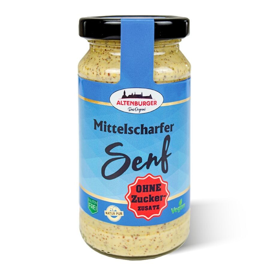 Senape mediamente piccante SENZA zuccheri aggiunti