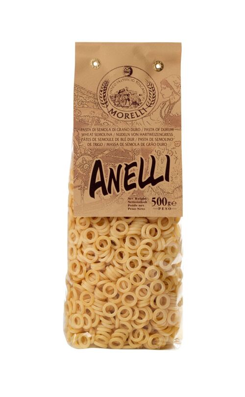 Pasta Italiana Anelli g.500 artigianale