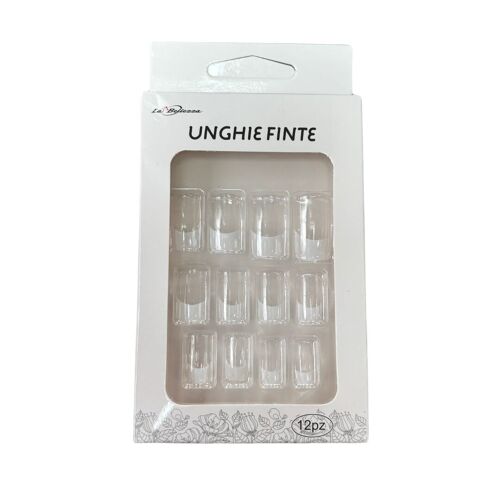 Faux ongles press on nails La Bellezza - White French Manicure