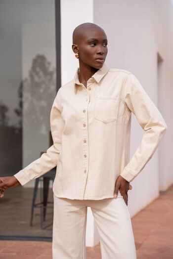 Chemise CELIA BEIGE NATURAL 1