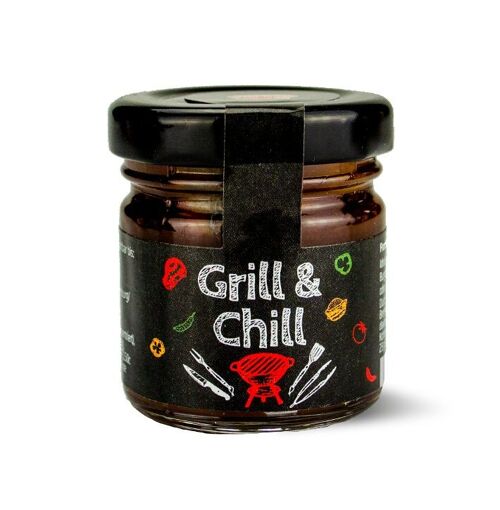 Grill Sauce Honey Mini Glas "Grill & Chill"