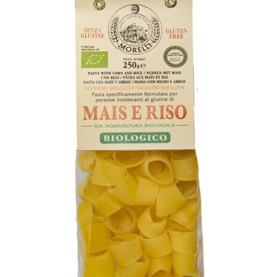 Pasta italiana Riso & Mais Calamari Bio Senza Glutine g.250