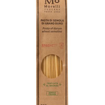 Espaguetis con pasta italiana 8 min. Artesano g.500