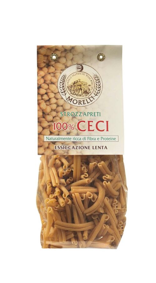 Pasta Italiana Strozzapreti 100% ceci artigianale g.250