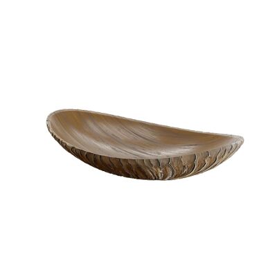 Decorative design bowl in Stockholm wood look