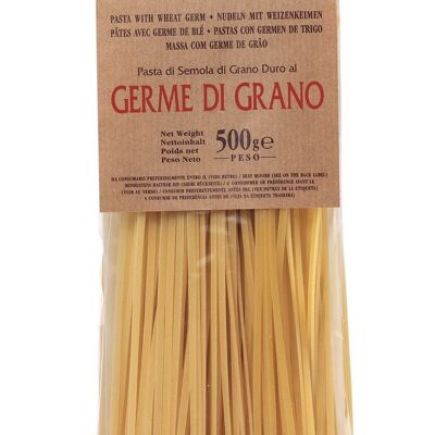 Linguine de pasta con germen de trigo toscano artesanal g.500