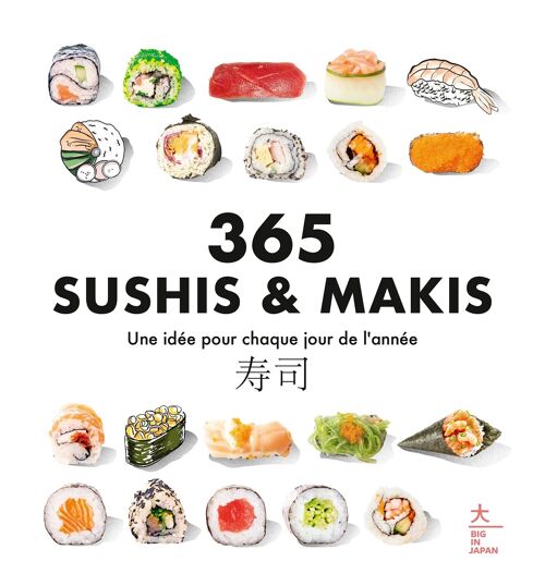 LIVRE DE CUISINE - 365 sushis et makis