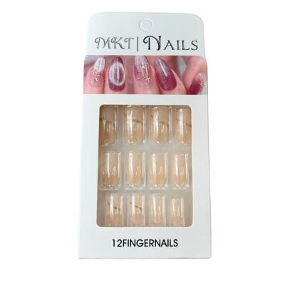 Faux ongles press on nails MKT nails 12 ongles - Space