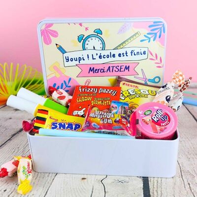 Retro candy box - Yay school is over - Thanks ATSEM