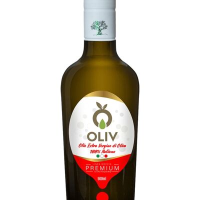 Huile d'olive extra vierge 100% italienne de première qualité - OLIV 500ml