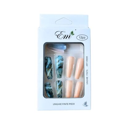 Faux ongles press on nails Em Milano 12 ongles - Pacifico
