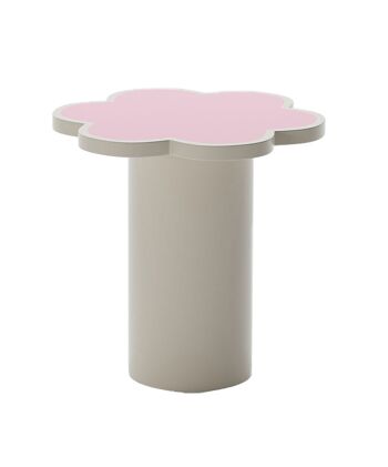 Table d’appoint fleur coloris pêche Flora 3