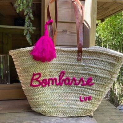 Fuchsia pink Bombasse basket