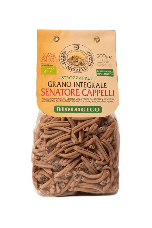 Pasta Strozzapreti Integrali "Senatore Cappelli" g.500