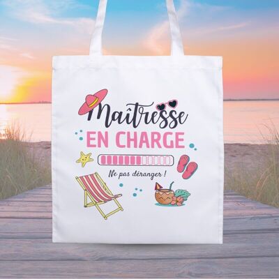 Tote Bag - Mistress in charge, please do not disturb