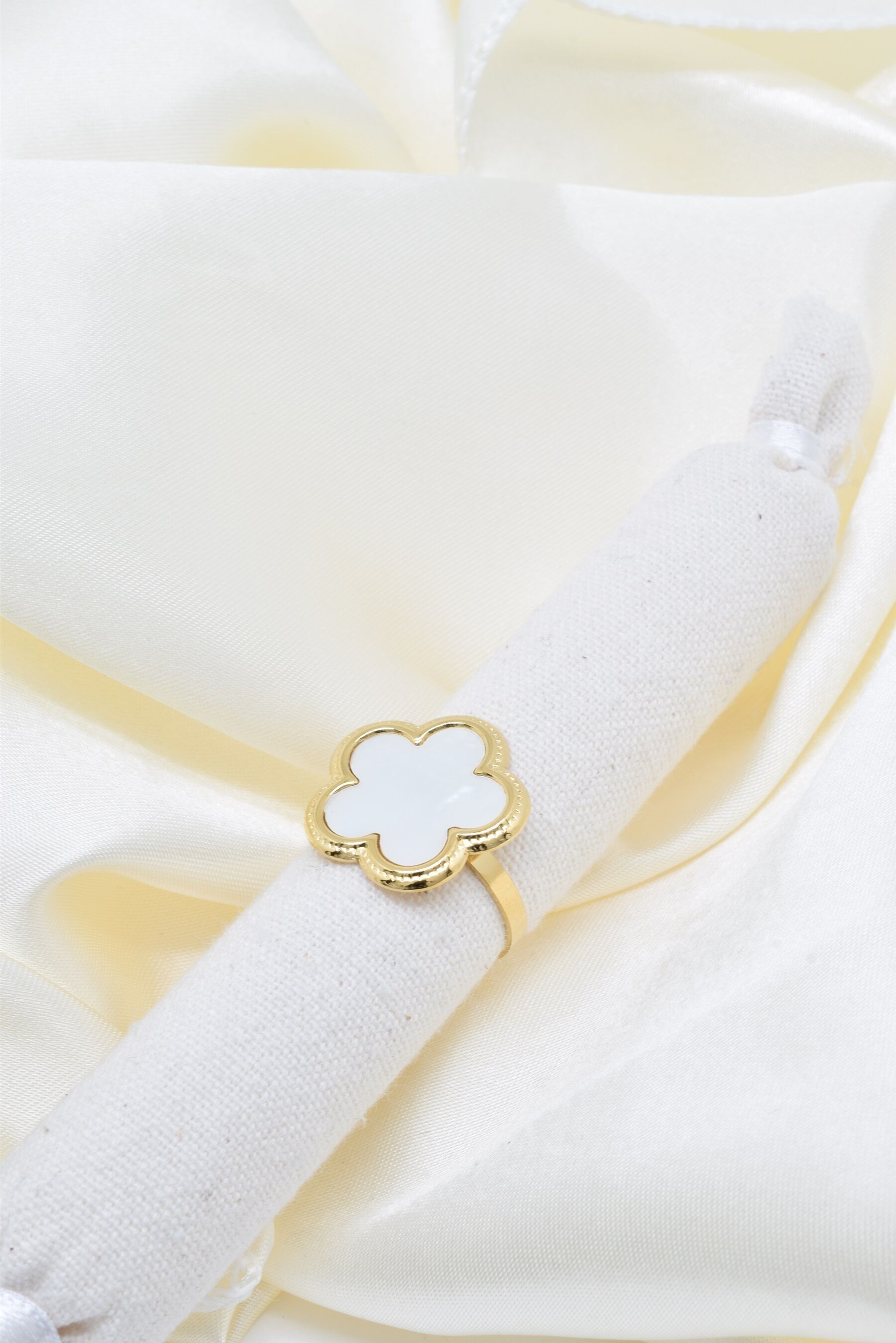 Anello in madreperla in acciaio inossidabile -BG310111OR