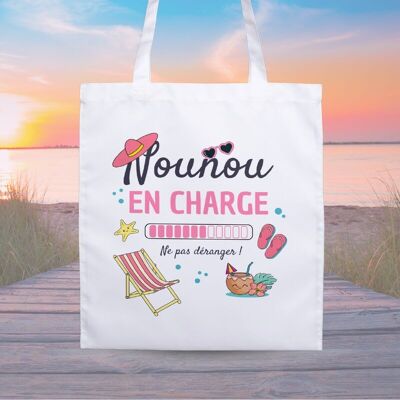 Tote Bag - Nanny in charge, please do not disturb